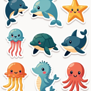 Animals & Wildlife - Sticker Sheet v4